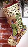 Christmas Morning Stocking - Cross Stitch Pattern