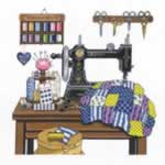 Antique Sewing Room - Cross Stitch Pattern