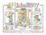 B is for Baby Birth Announcement JL0230237 - Cross Stitch 