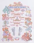 Welcome Baby - Cross Stitch Pattern