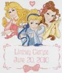 Princess Birth Announcement - Cross Stitch Pattern
