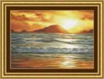 Island Sunset - Cross Stitch Pattern