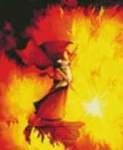 Fire Wizard - Cross Stitch Pattern