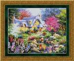 Cottage Pond - Cross Stitch Pattern