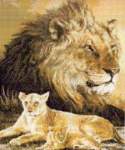 Spirit of the Lion - Cross Stitch