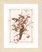 Sparrows and Currant - Cross Stitch Pattern