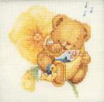 Musical Bear - Cross Stitch