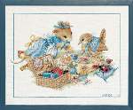 Vera Mouse Picnic - Cross Stitch 