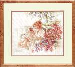 Girl Reading (Lazy Afternoon) - Cross Stitch Pattern