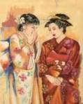 Geishas, an Informal Chat - Cross Stitch Pattern