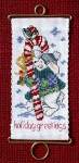 Holiday Greetings Bunny - Cross Stitch Bead Kits