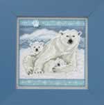 Polar bears - Cross Stitch Bead Kits