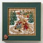 Skating Pond - Cross Stitch Bead Kits