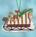 Toyland Sleigh - Cross Stitch 