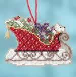 Evergreen Sleigh - Cross Stitch Bead Kits