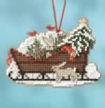 Woodland Sleigh - Cross Stitch Bead Kits