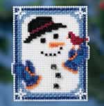 Invisible Snowman - Cross Stitch Bead Kits