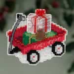 Red Wagon - Cross Stitch