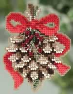 Pinecone - Cross Stitch Bead Kits