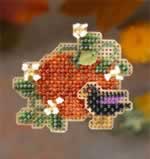 Plaid Pumpkin - Cross Stitch Bead Kits