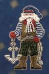 Boatswain Santa - Cross Stitch Bead Kits