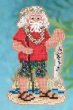 Tahiti Santa - Cross Stitch Bead Kits