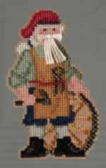 Jamestown Santa - Cross Stitch 