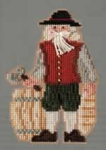 Plymouth Santa - Cross Stitch Bead Kits
