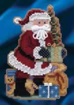 Merry Christmas Santa - Cross Stitch Bead Kits