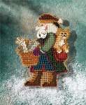 Smoky Mountain Santa - Cross Stitch Bead Kits