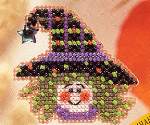 Whimsy Witch Pin - Cross Stitch Bead Kits