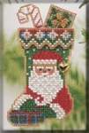St. Nick Stocking - Cross Stitch Bead Kits