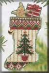 Evergreen Stocking - Cross Stitch 