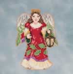 Angel with Lantern - Cross Stitch Bead Kits