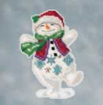 Snowman Dancing - Cross Stitch Bead Kits