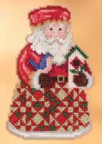 Cozy Christmas Santa - Cross Stitch 