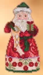 Christmas Spirit Santa - Cross Stitch 