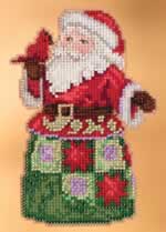 Festival Friends Santa - Cross Stitch 