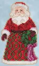 Greetings Santa - Cross Stitch Bead Kits