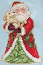 Best Friend Santa - Cross Stitch Bead Kits