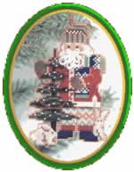 Pine Tree Santa - Cross Stitch 