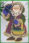 Northern Lights Santa - Cross Stitch 