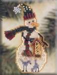 Birdhouse Snow Charmer - Cross Stitch Bead Kits