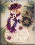 Wreath Snow Charmer - Cross Stitch Bead Kits