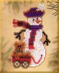 Teddy Snow Charmer - Cross Stitch Bead Kits