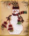 Mitten Snow Charmer - Cross Stitch 