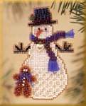 Gingerman Snow Charmer - Cross Stitch Bead Kits