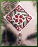 Holiday Poinsettia - Cross Stitch 