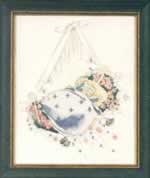 Rosebud Lullaby - Cross Stitch