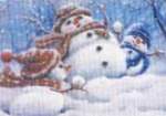Snow Play - Cross Stitch Pattern